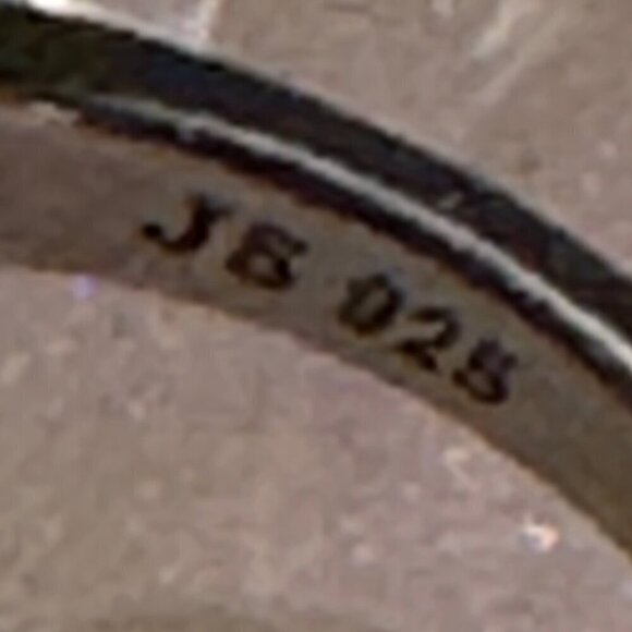 NWOB 925 Sterling Silver Opal and Diamond Ring Size 7 1/4 Signed JS - Picture 5 of 7